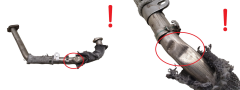Egr-rör 161855 96481236 2.2 HDI Citroen C5 Peugeot