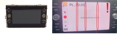 Radiodisplay Volkswagen 5G6919605A VDO