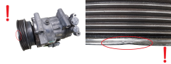 AC Kompressor 8200365787--A SD6V12 1452 Sanden Renault Nissan 1000