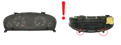 Hastighetsmätare Peugeot 406 9630372780 110008882002 50553