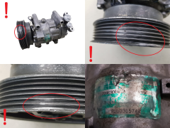 AC Kompressor 8200315744 SD6V12 1416K Sanden Renault 67