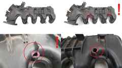 Insugningsgren 0361N3 9653808680 1.6 HDI 16v TDCI Citroen Peugeot Ford s7