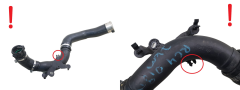 Laddluftslang 144604208R 0.9 TCE Dacia Sandero 2 Renault Captur Clio 4