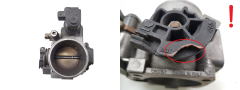 Spjällhusventil Alfa Romeo 60NCFL 6059994 0280140553 2.0 16V