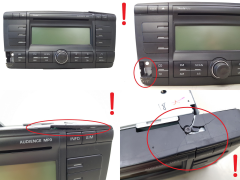 CD-radio Skoda Octavia 2 1Z0035156C Audience MP3