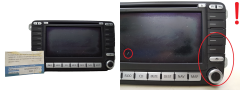 CD-radio Navi VW Golf 1K0035198C 7612002071 Blaupunkt 0282