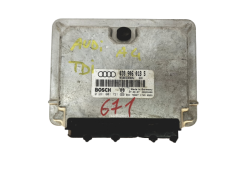 Styrenhet 038906018S 0281001721 Audi Bosch 21303