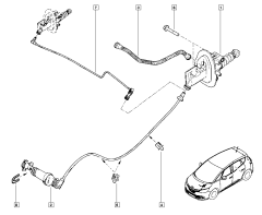 Kopplingshuvudcylinder Original Megane Scenic IV Espace V Talisman 1.6 dCi 306109469R