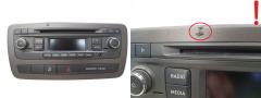 CD-radio Seat Ibiza 4 IV 6J0035156 AZU