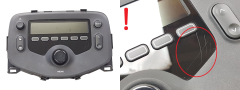 Bilradio Peugeot 108 Aygo C1 2 86120-0H050 CQ-SS94F1AE 1109