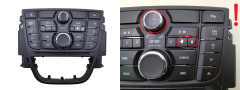 Kontrollpanel Radio Opel Meriva B 13362776 CD400