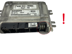 Styrenhet 39110-2X046 5WY1340B SIMK42 KIA Siemens 55185