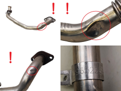 Egr-rör 161836 9652264880 2.0 HDI Citroen C5 Peugeot 407 S5