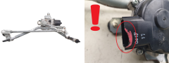 Torkarmekanik Renault Captur 288001161R Mitsuba 1063