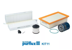 Filteruppsättning Gör Citroen Peugeot KIT11 9800097580 Purflux