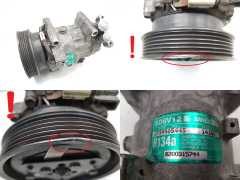 AC Kompressor Renault 8200315744 SD6V12 1416K Sanden S11