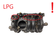 Insugningsgren LPG 8200966437 7700273860 Renault 1.4 1.6