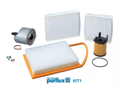 Filteruppsättning Gör Citroen Peugeot KIT1 1109AY 1109.AY Purflux