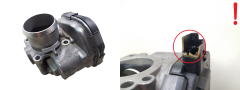 Spjällhusventil Citroen Peugeot 9673534480 1.6 HDI Delphi 2686