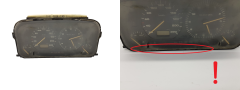 Hastighetsmätare VW Golf Vento MK3 1H6919033L 2408