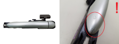 Dörrhandtag Vänster Renault Laguna 2 8200004746