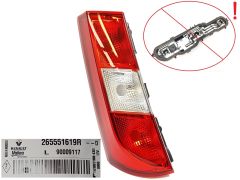 Lampa Vänster Bak Dacia Dokker 265551619R Valeo Ny Original