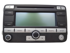 Radio Cd Mp3 Spelare Navi VW Golf 1K0035191D 7612002044 Blaupunkt 1154