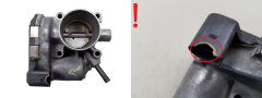Spjällhusventil VWAG 1.4 030133062A 0280750049 Bosch 2445