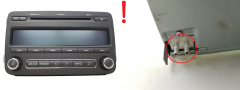 Radio Cd Mp3 Spelare Skoda Fabia Roomster 5J0035161C DE2-633 Swing Delphi