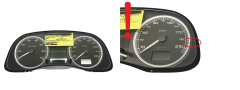 Varvräknare Peugeot 307 9645768480 E 01 48993