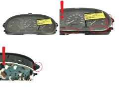 Hastighetsmätare Renault Scenic I 21578161-2 215781612 49536