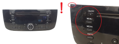 CD-radio Fiat Punto Evo 7355354400 F199FL Delphi 1072