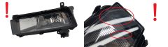 Halogenlampa Original Vänster 5TA941661A 1046.001 VW Touran 0km