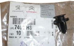 Fästclips Zderzaka Ny Original 7401.HS 7401HS Citroen Peugeot