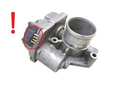 Spjällhusventil 7701062300 A2C53107575 Renault 1.9 2.5 DCI 1033