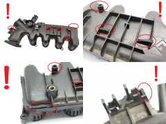 Insugningsgren 0361N3 9653808680 1.6 HDI 16v TDCI Citroen Peugeot Ford 1870