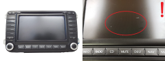 CD-radio Navi Volkswagen 1K0035198B 7612002064 Blaupunkt 1101