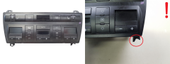 Värmereglerenhet A/C Audi A6 C5 4B0820043Q 5HB007604-13 Hella