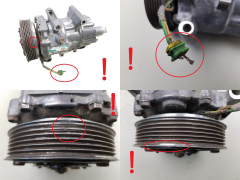AC Kompressor 9651911180 Sanden SD6C12 1350F Citroen Peugeot
