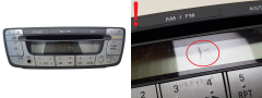 CD-radio C1 107 Aygo 86120-0H010 CQ-MS0570LC W53811 1086