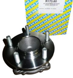Hjulnav Bak Gör Citroen Peugeot R17360 1606291780 SNR