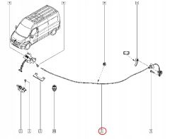Låskabel Fram Original Master 3 Movano NV400 6562000Q0D