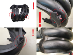 Insugningsgren 9638425180 9631980380 0361J3 Citroen Peugeot 1.1 1.4