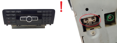 CD-radio Navi Mercedes-Benz A A2469006810 A2469010802 A1669022605