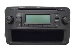 Radio Cd Mp3 Spelare Skoda Fabia 5J0035152A Blues