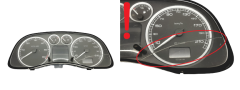 Hastighetsmätare Peugeot 307 9636708880 E 05 51560