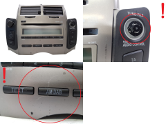 Radio Cd Mp3 Spelare Toyota Yaris 86120-0D490 W13811 Fujitsu 1362