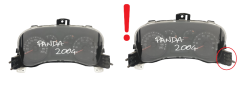 Hastighetsmätare Fiat Panda 5550004601 04 58534