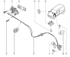 Bagageluckehandtag Fram Kangoo Megane 7700834395 Bagageluckehandtag Fram Kangoo Megane 7700834395