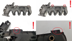 Insugningsgren 9684941780 0361N3 1.6 HDI 16v TDCi Ford PSA Volvo S6